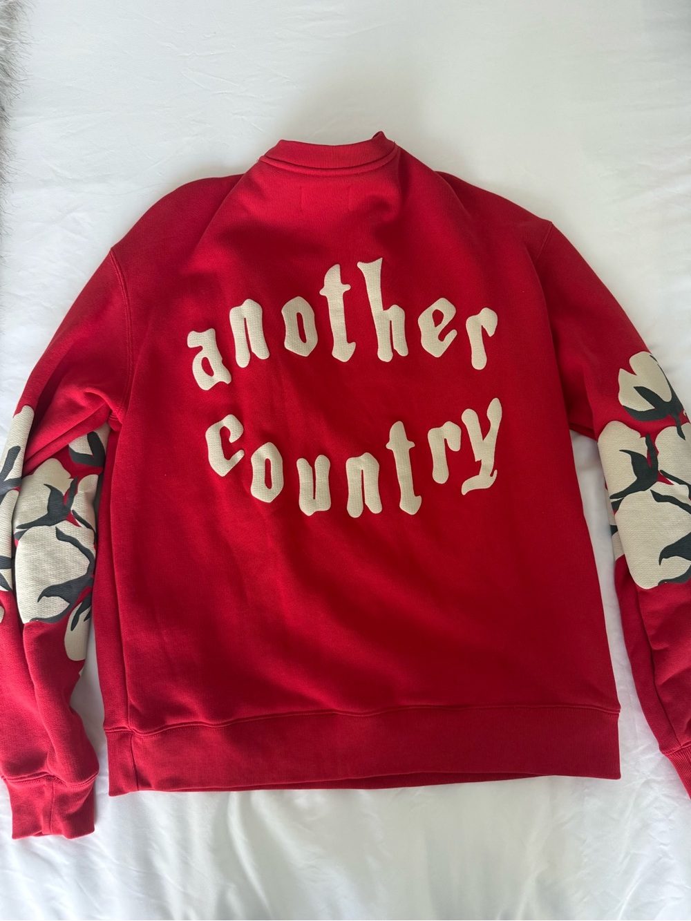 Denim Tears x Cactus Plant Flea Market Cactus Tears Crewneck 'Red' - Picture 5 of 6